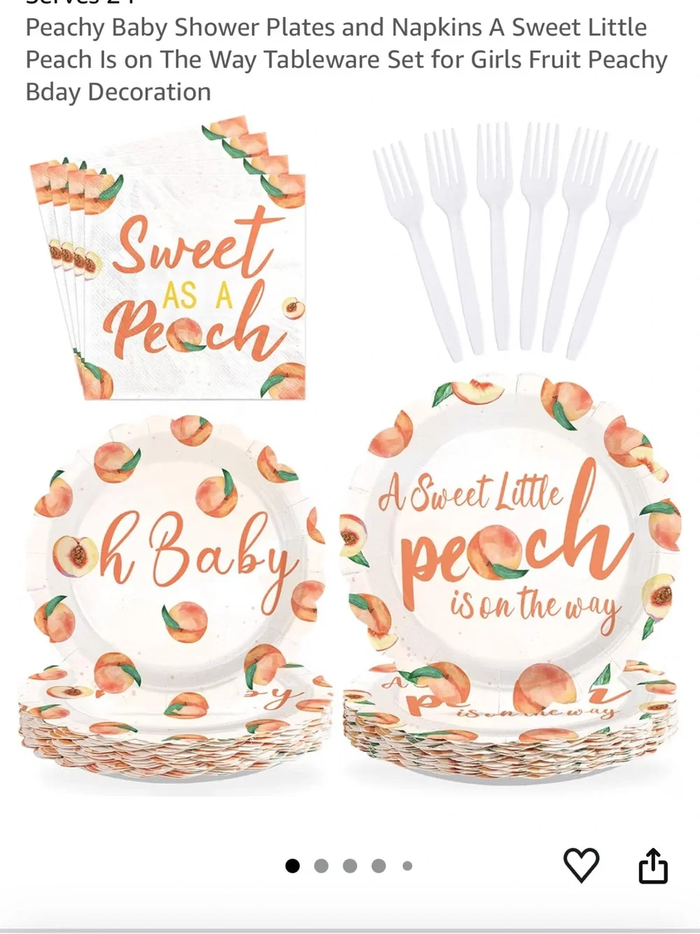 N/A decorative peach